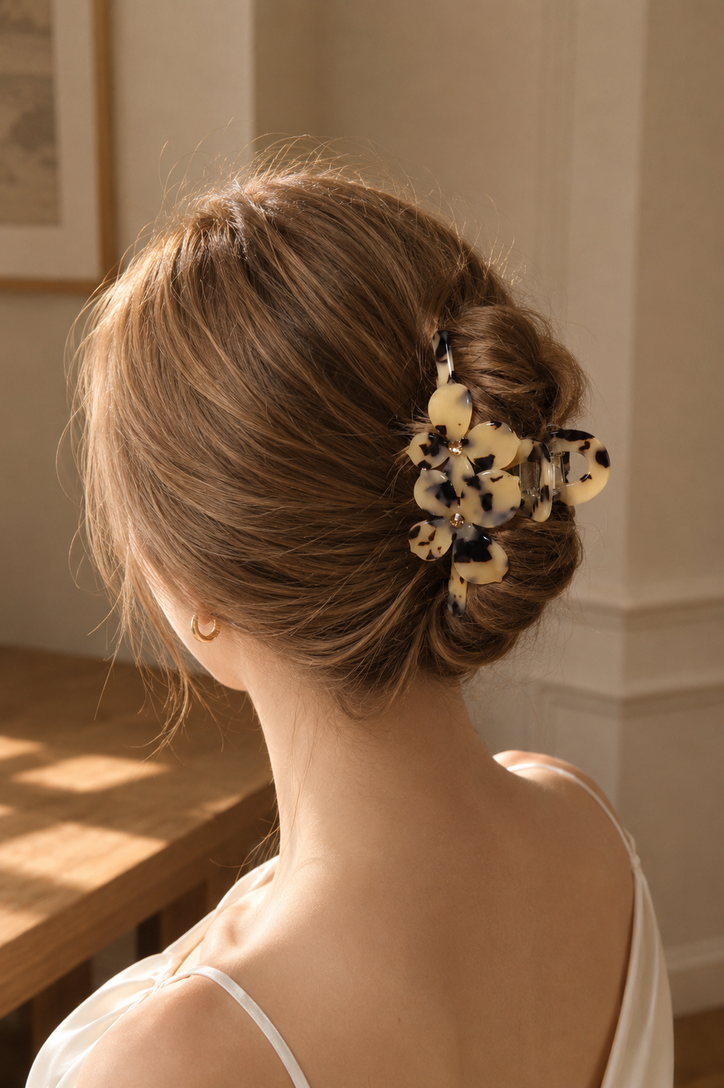 Acetate Flower Hair Claw – Large & Small Floral Claw Clips in Multiple Colors
