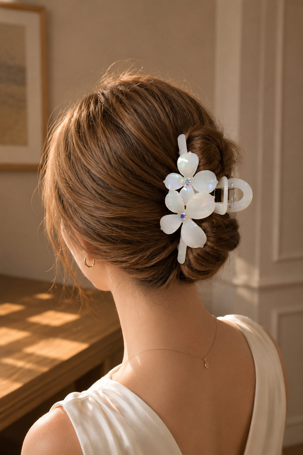 Acetate Flower Hair Claw – Large & Small Floral Claw Clips in Multiple Colors