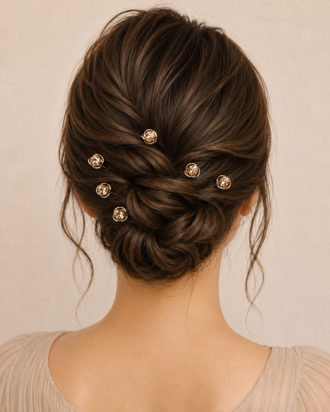 Crystal Bobby Pins for Elegant Updos – Gold & Silver Rhinestone Hair Pins