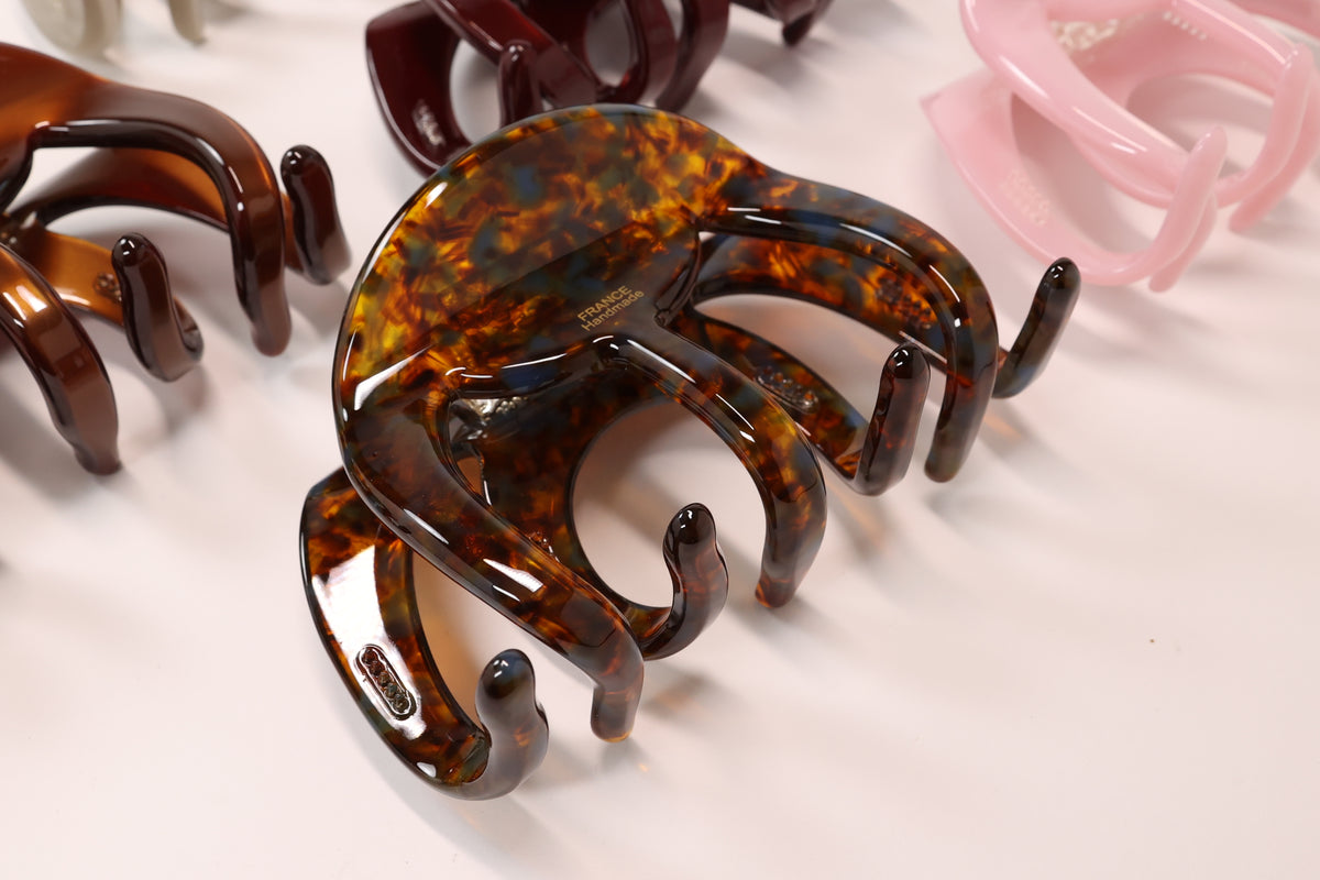 Large Acetate Hair Claw for Thick Hair – Elegant French Hair Clip