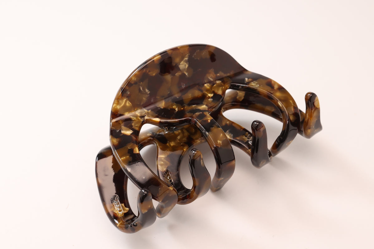 Large Acetate Hair Claw for Thick Hair – Elegant French Hair Clip