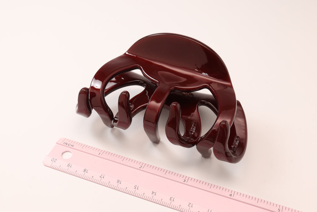 Large Acetate Hair Claw for Thick Hair – Elegant French Hair Clip