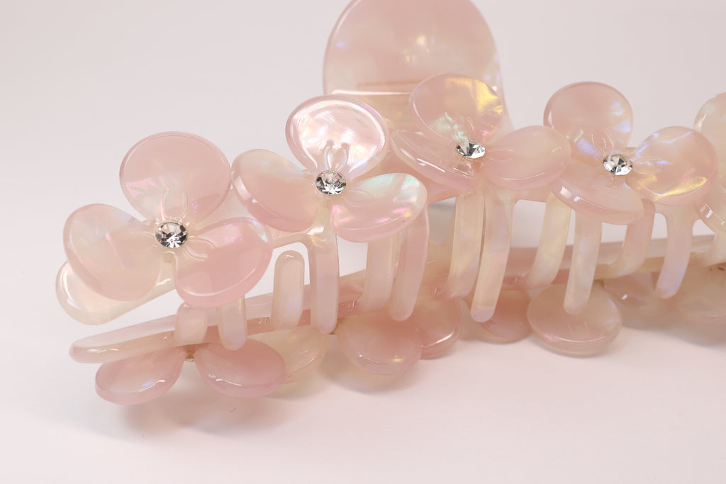 Floral Acetate Hair Claw – Large Flower Claw Clip