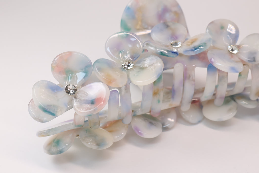 Floral Acetate Hair Claw – Large Flower Claw Clip
