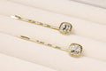 Crystal Bobby Pins for Elegant Updos – Gold & Silver Rhinestone Hair Pins