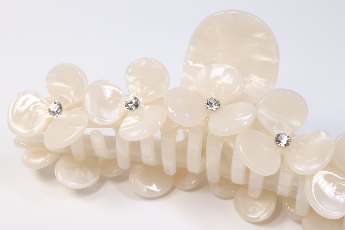 Floral Acetate Hair Claw – Large Flower Claw Clip