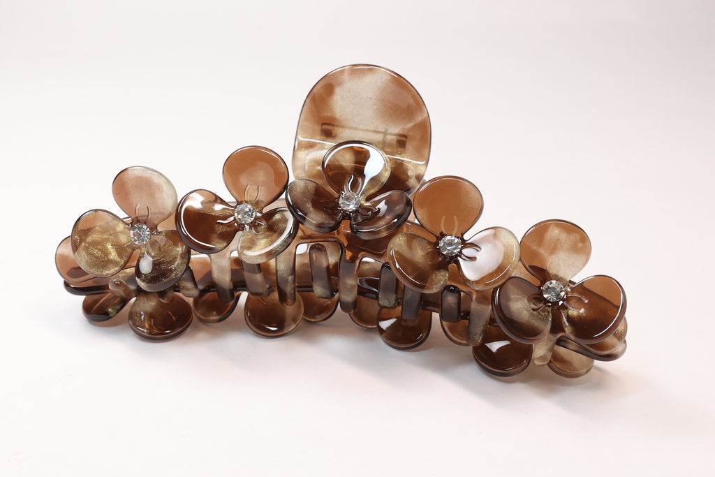 Floral Acetate Hair Claw – Large Flower Claw Clip