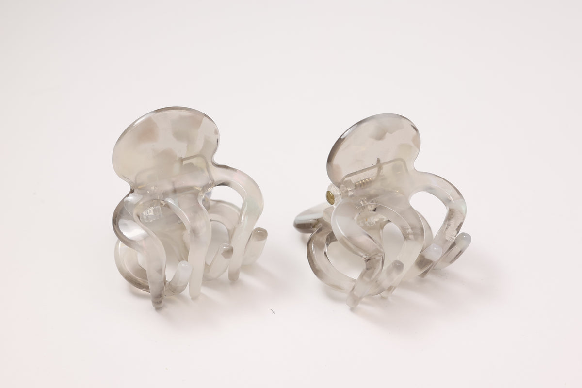 Mini Acetate Hair Claw Clips – Set of 2