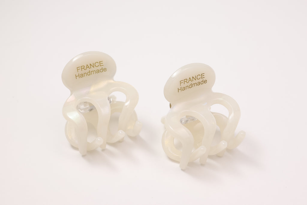 Mini Acetate Hair Claw Clips – Set of 2