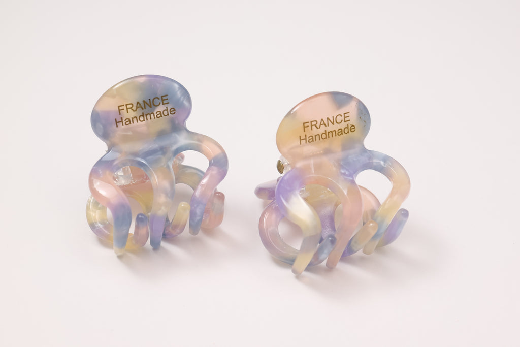 Mini Acetate Hair Claw Clips – Set of 2