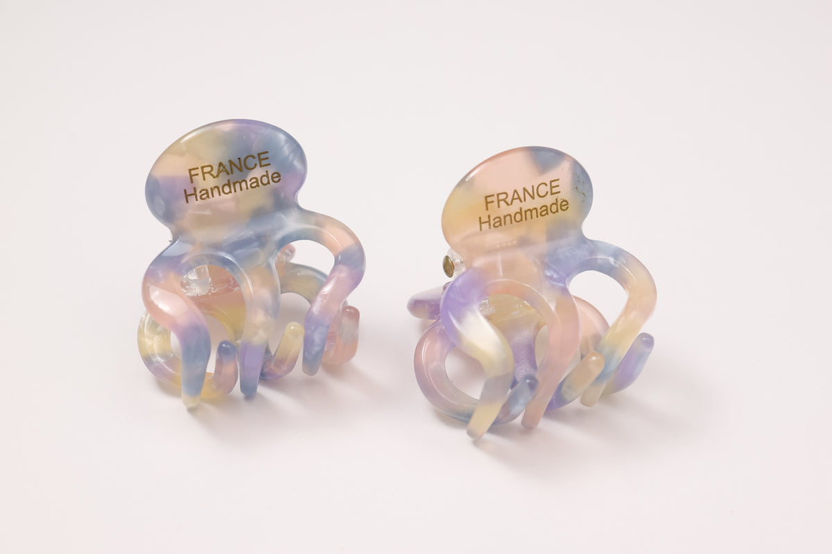 Mini Acetate Hair Claw Clips – Set of 2
