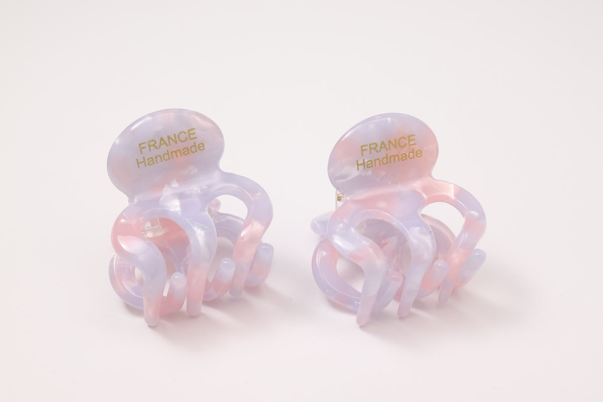 Mini Acetate Hair Claw Clips – Set of 2