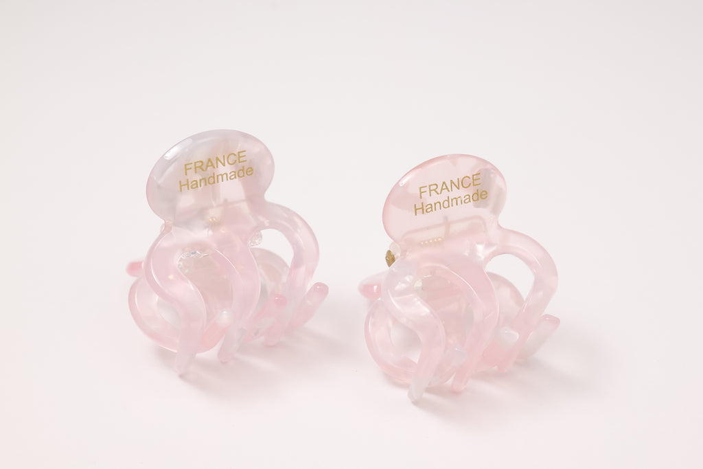 Mini Acetate Hair Claw Clips – Set of 2