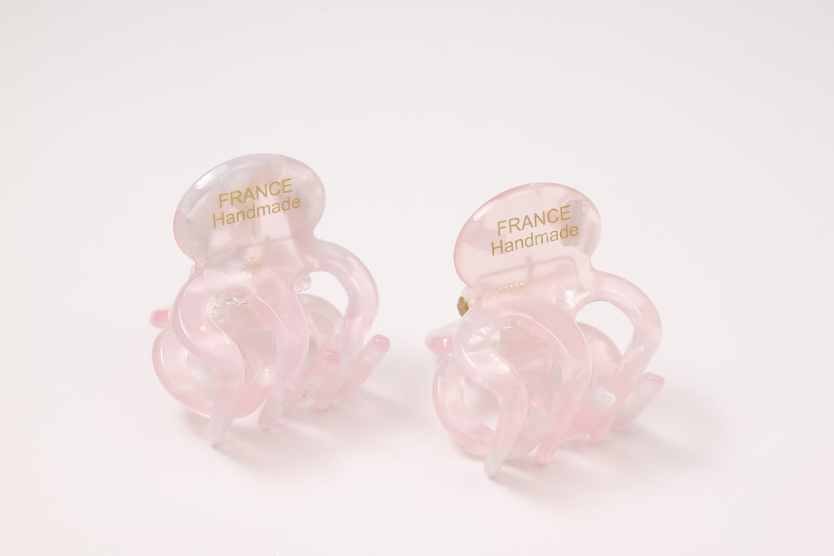 Mini Acetate Hair Claw Clips – Set of 2