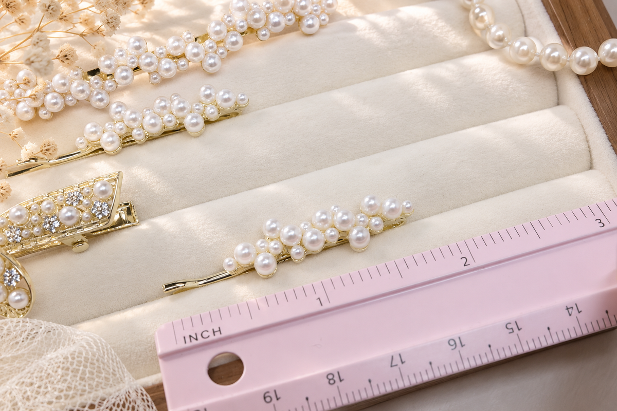 Pearl Hair Pins & Bridal Hair Clips – Elegant Gold Bobby Pins for Wedding & Special Occasion
