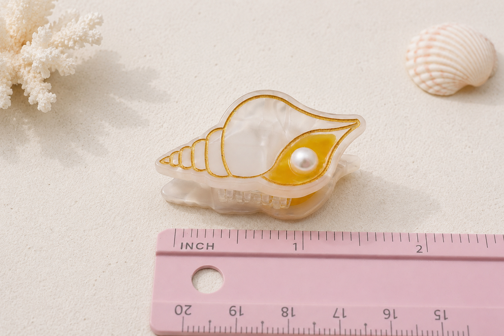 Ocean Friends Mini Acetate Hair Claw – 1 Inch