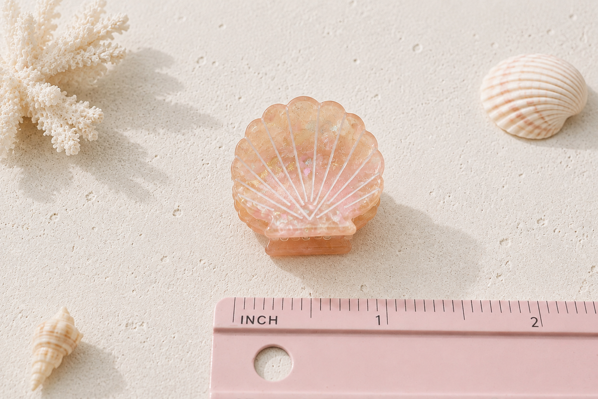 Ocean Friends Mini Acetate Hair Claw – 1 Inch